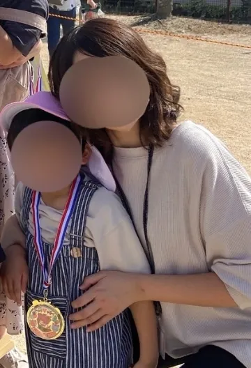 運動会を頑張ったぼんちょ